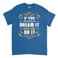 If You Can Dream It You Canduit Electrician 80s Classic T-shirt | Artistshot