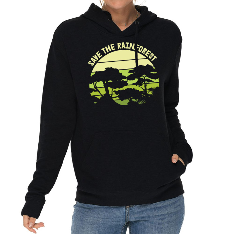 Save The Rainforest Green Lightweight Hoodie by suhaandelorsb | Artistshot