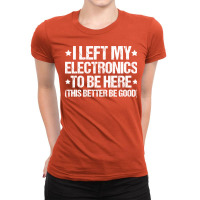 Electrician Lineman Wireman Electronics Technician Ladies Fitted T-shirt | Artistshot