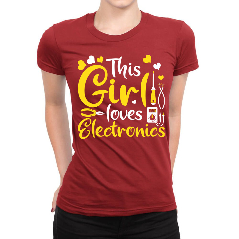 Electrician Lineman Wireman Electronics Technician Ladies Fitted T-Shirt by gurevamelvod | Artistshot