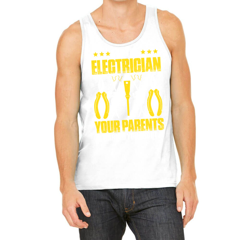 Electrician Lineman Wireman Electronics Technician Tank Top by slomarajwan6 | Artistshot