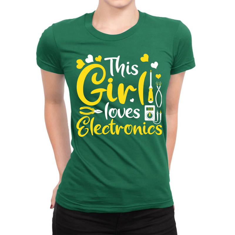 Electrician Lineman Wireman Electronics Technician Ladies Fitted T-Shirt by nehamafayedhy | Artistshot