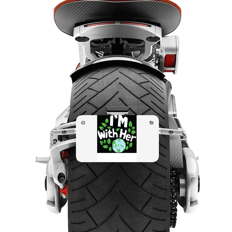 Earth Day Aesthetic Motorcycle License Plate | Artistshot