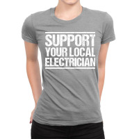 Electrician Lineman Wireman Electronics Technician Ladies Fitted T-shirt | Artistshot