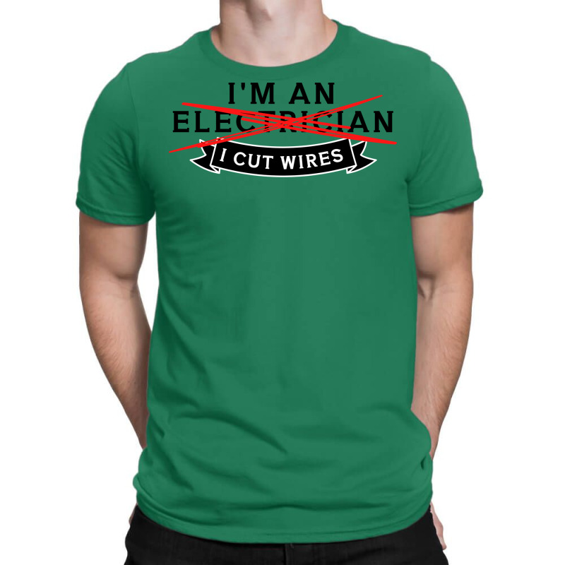 Im An Electrician Red T-shirt | Artistshot