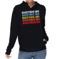 Electrician Gift Retro Design Perfect Present For Lightweight Hoodie | Artistshot