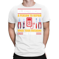 Electrician Red Humor T-shirt | Artistshot