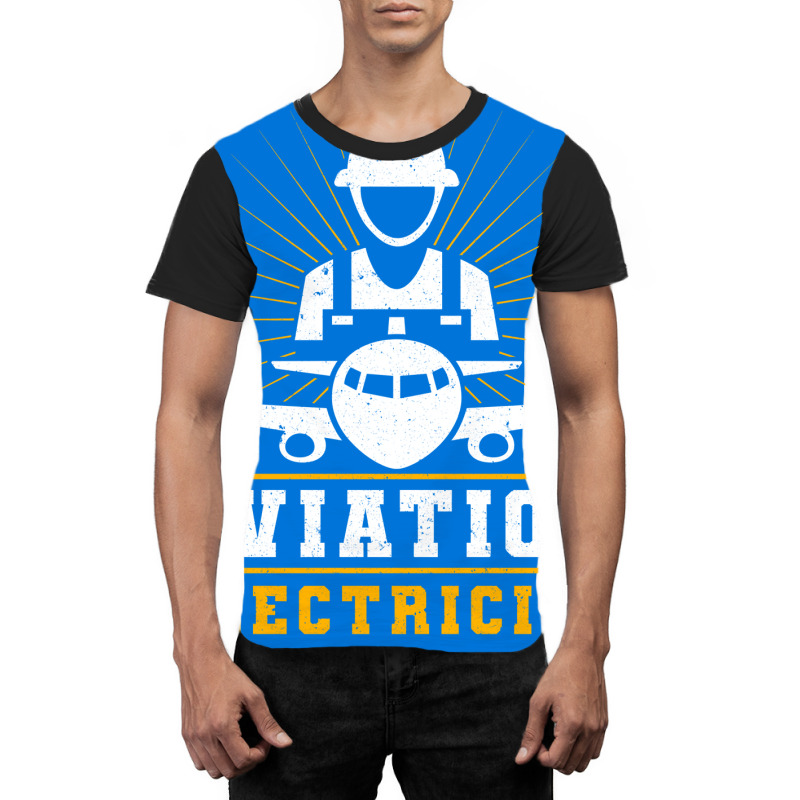 Aviation Electrician Airplane Repair Music Graphic T-shirt | Artistshot