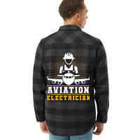 Aviation Electrician Airplane Repair Music Flannel Shirt | Artistshot