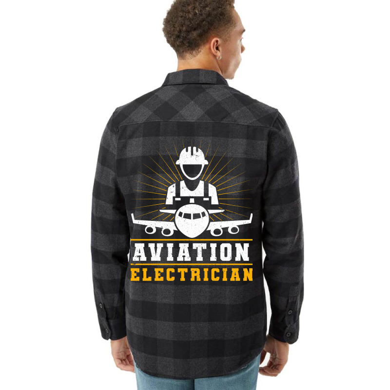 Aviation Electrician Airplane Repair Music Flannel Shirt | Artistshot