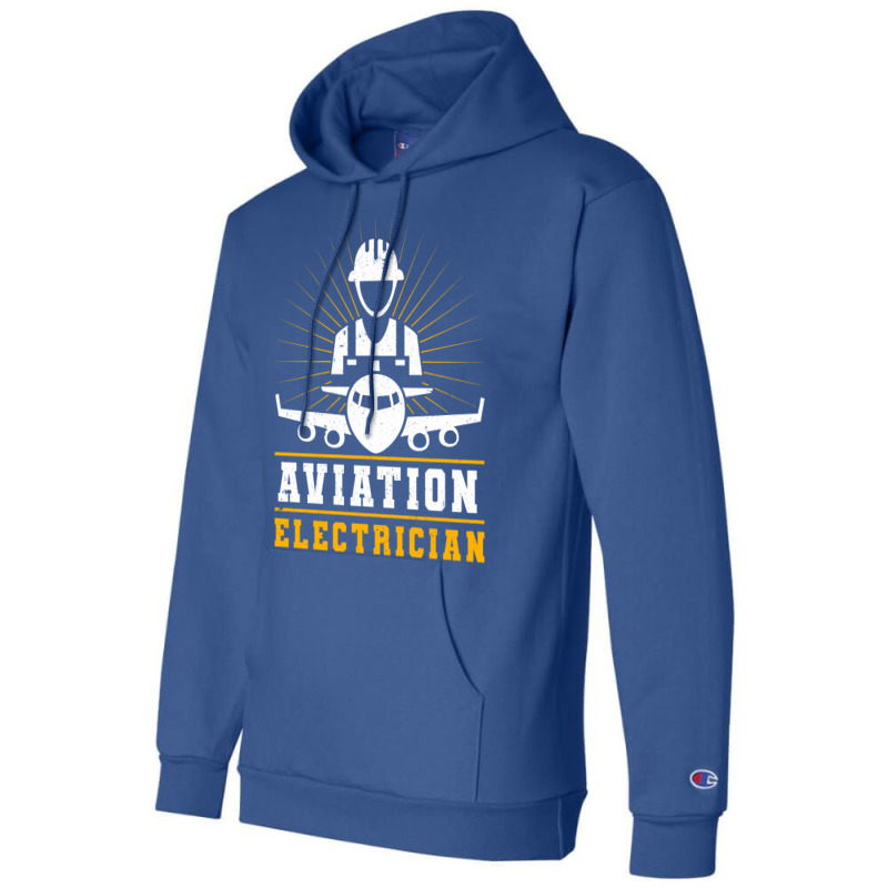 Aviation Electrician Airplane Repair Music Champion Hoodie | Artistshot