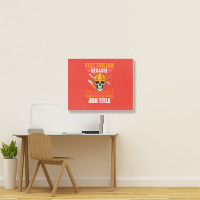 Electrician Because Badass Miracle Worker Is Not A Landscape Canvas Print | Artistshot