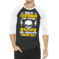 Electrician Lineman Wireman Electronics Technician 3/4 Sleeve Shirt | Artistshot