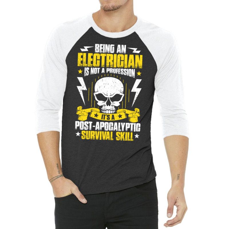 Electrician Lineman Wireman Electronics Technician 3/4 Sleeve Shirt | Artistshot