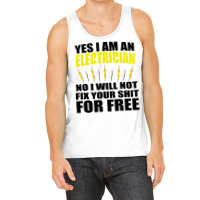 Yes I Am Electrician Nostalgia Tank Top | Artistshot