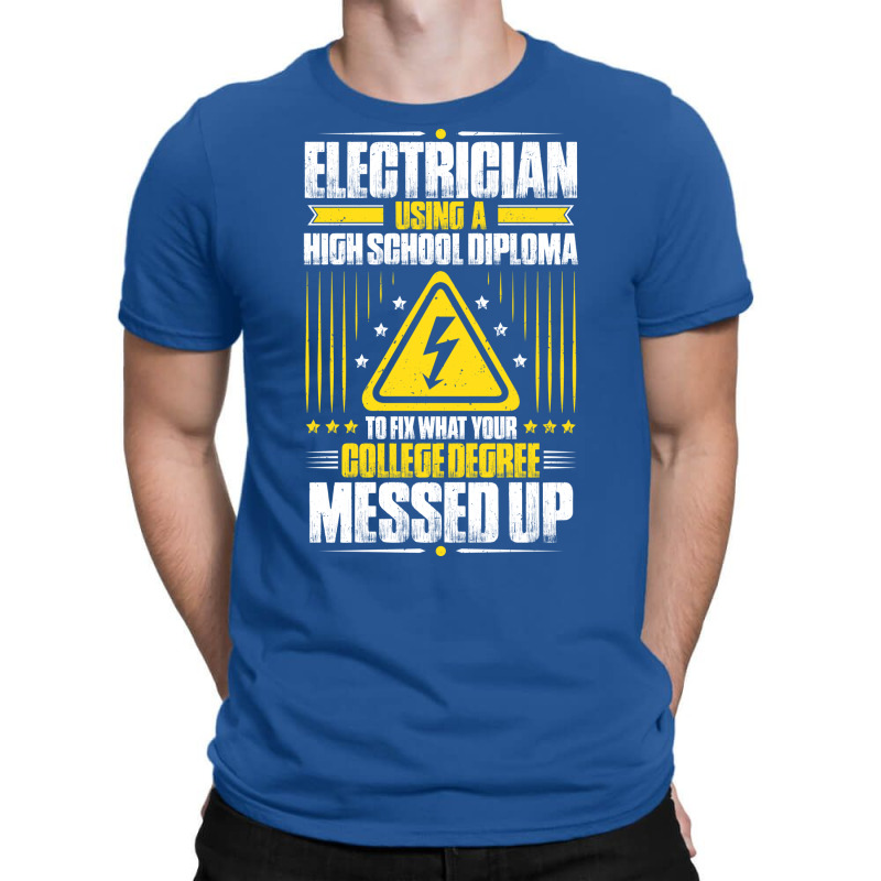 Electrician Lineman Wireman Electronics Technician T-shirt | Artistshot