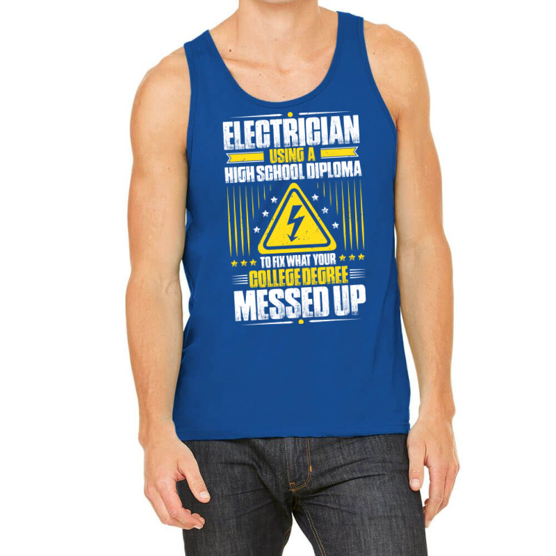 Electrician Lineman Wireman Electronics Technician Tank Top | Artistshot