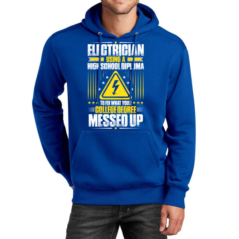 Electrician Lineman Wireman Electronics Technician Unisex Hoodie | Artistshot