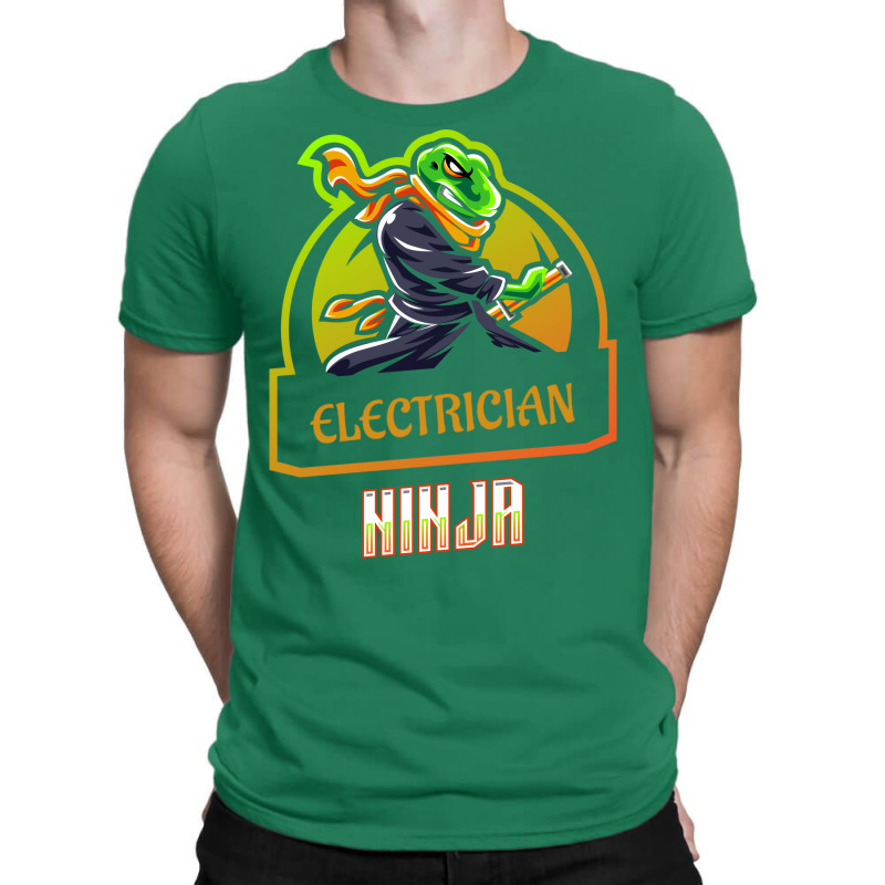 Electrician Ninja Girl T-shirt | Artistshot