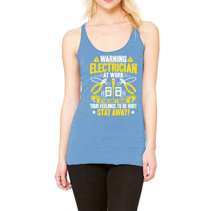 Electrician Lineman Wireman Electronics Technician Racerback Tank by trehinellena0 | Artistshot