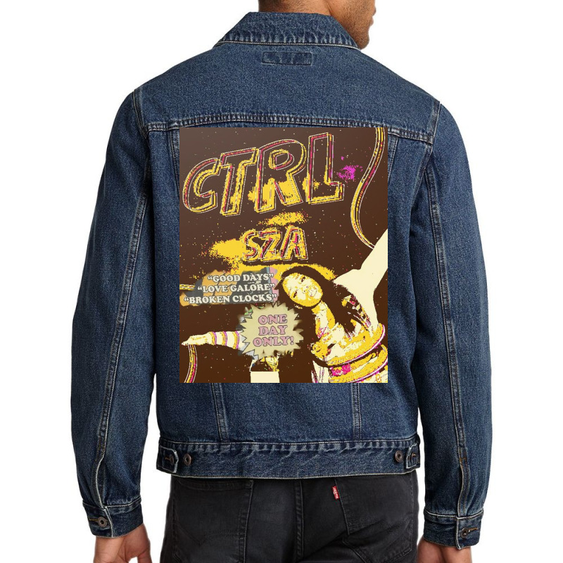 Vintage Aesthetic Album Ctrl Sza Men Denim Jacket | Artistshot