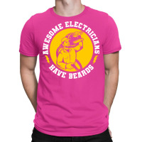 Awesome Electricians Have Beards Electrician Music T-shirt | Artistshot