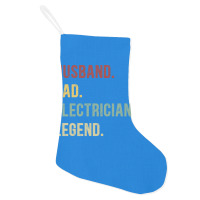 Electrician Funny Vintage Retro  Husband Dad Elect Holiday Stocking | Artistshot