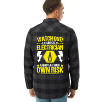 Electrician Lineman Wireman Electronics Technician Flannel Shirt | Artistshot