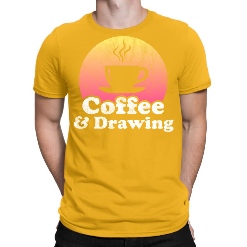 Coffee And Drawing Yellow T-shirt | Artistshot