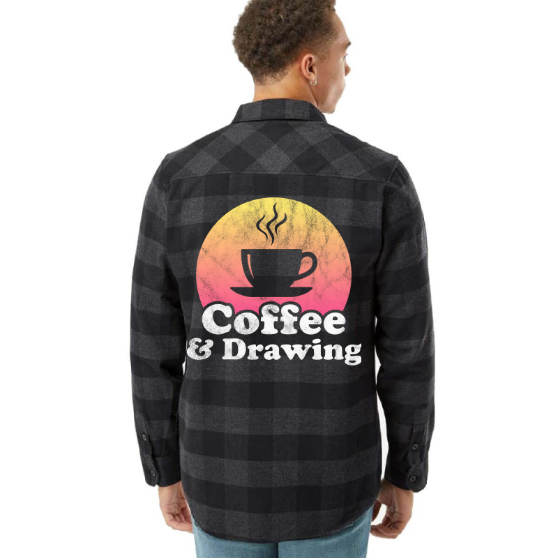 Coffee And Drawing Yellow Flannel Shirt | Artistshot