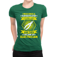 Electrician Lineman Wireman Electronics Technician Ladies Fitted T-shirt | Artistshot