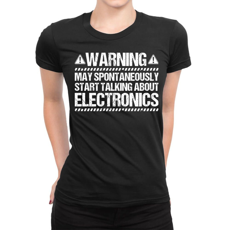 Electrician Lineman Wireman Electronics Technician Ladies Fitted T-Shirt by raghujanf | Artistshot