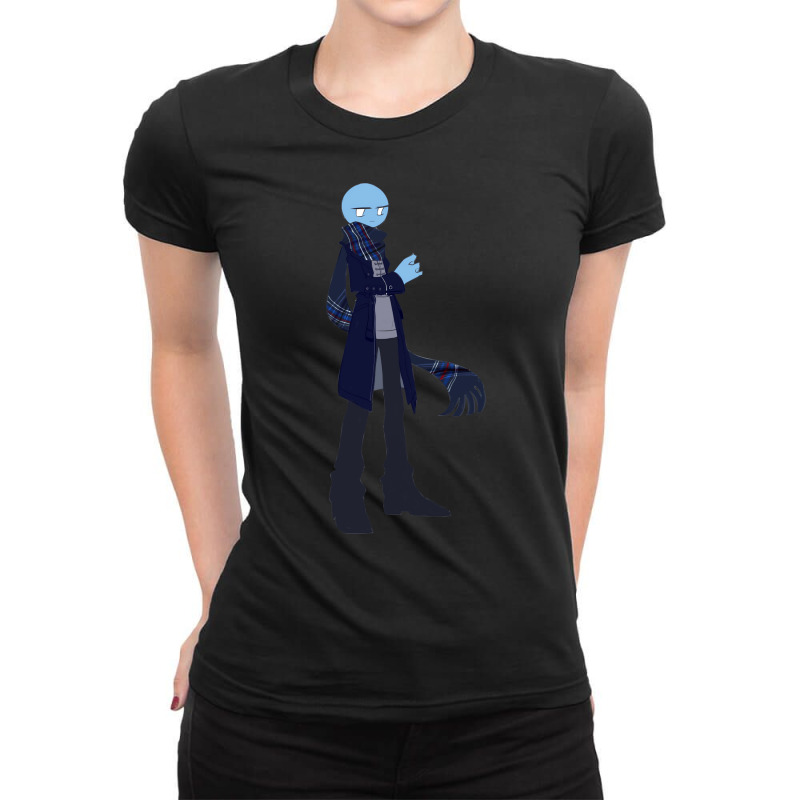 Alan Animation Becker Fashion Blue Ladies Fitted T-Shirt by gambaaninkl | Artistshot