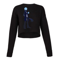 Alan Animation Becker Fashion Blue Cropped Sweater | Artistshot