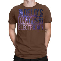 Electrician Girl Blue T-shirt | Artistshot