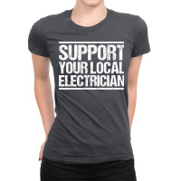 Electrician Lineman Wireman Electronics Technician Ladies Fitted T-shirt | Artistshot