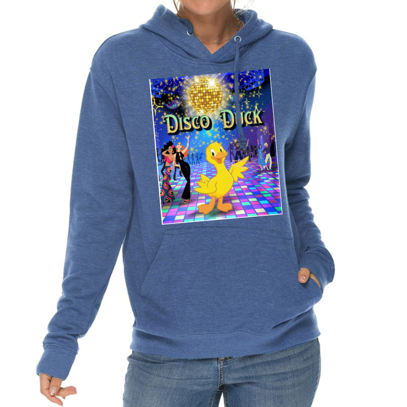 Disko Duck Girl Lightweight Hoodie by argirwpaenov9 | Artistshot