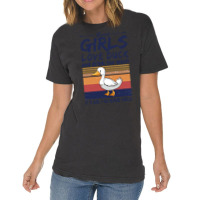 Duck  Some Girls Love Duck  Drink Too Much Vintage Vintage T-shirt | Artistshot