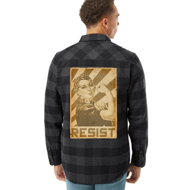 Rosie Resist Flannel Shirt | Artistshot