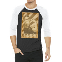 Rosie Resist 3/4 Sleeve Shirt | Artistshot