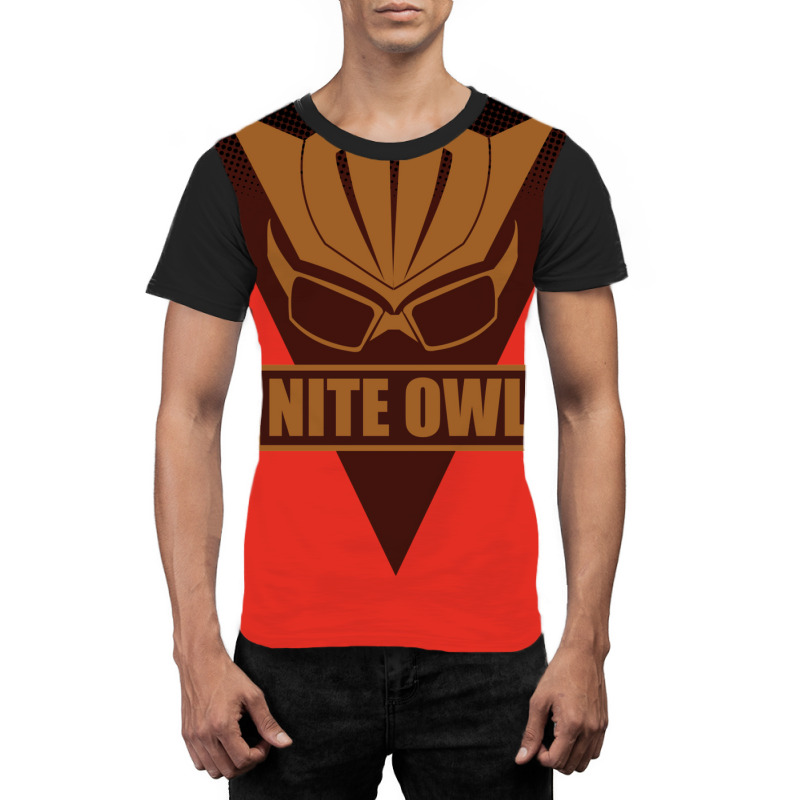 Nite Owl Graphic T-shirt by neoterelayh | Artistshot