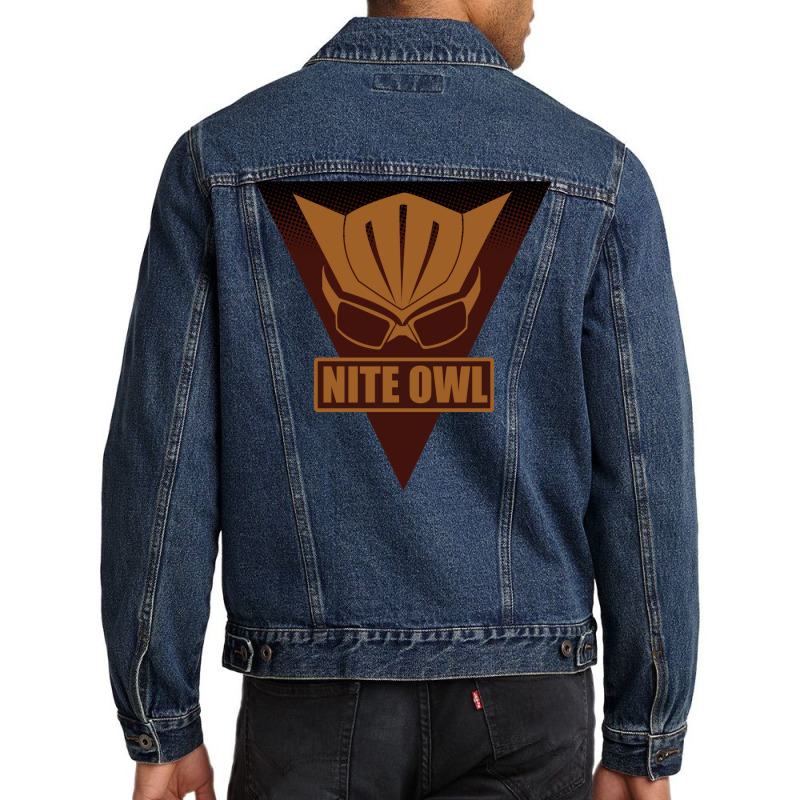 Nite Owl Men Denim Jacket by neoterelayh | Artistshot