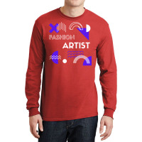 Fashion Artist Retro 80s Long Sleeve Shirts | Artistshot