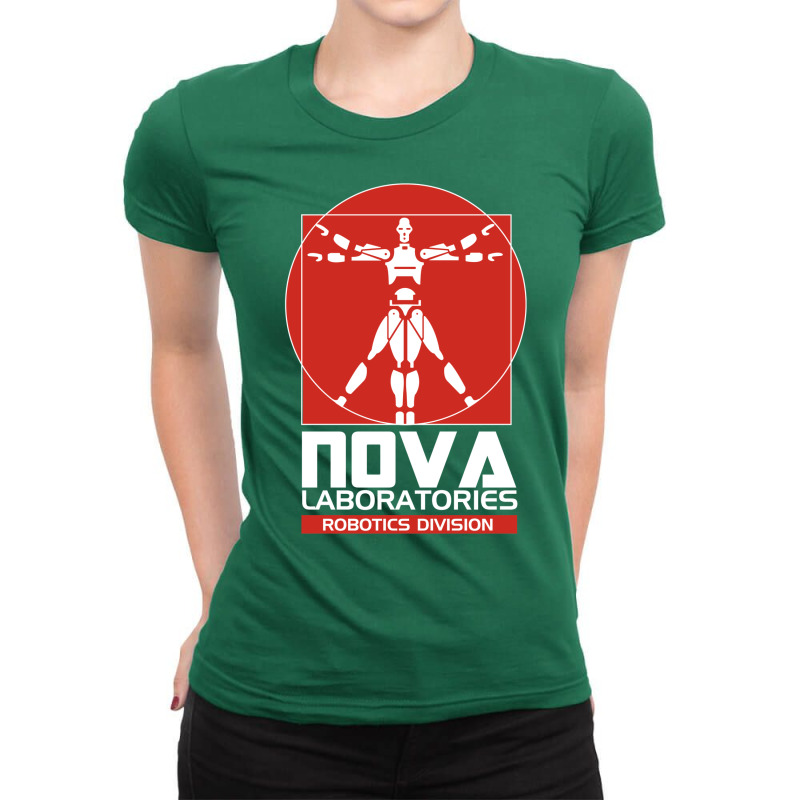 Nova Laboratories Robotics Division Ladies Fitted T-Shirt by neoterelayh | Artistshot