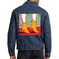 Yellow Shoes Tumblr Men Denim Jacket | Artistshot