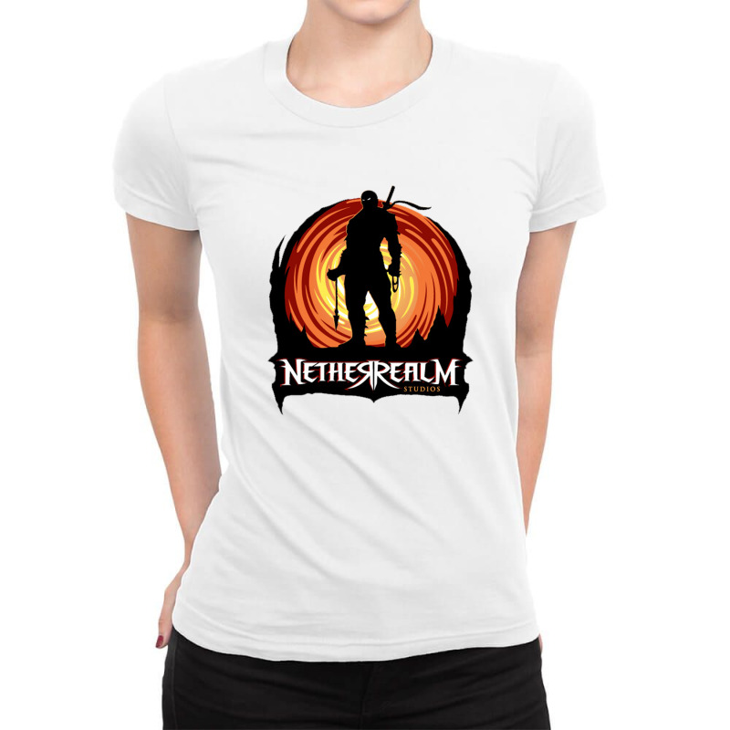 Netherrealm - Studios Video Game Developer Ladies Fitted T-Shirt by xmaria | Artistshot