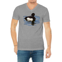 Tufted Duck Yellow V-neck Tee | Artistshot