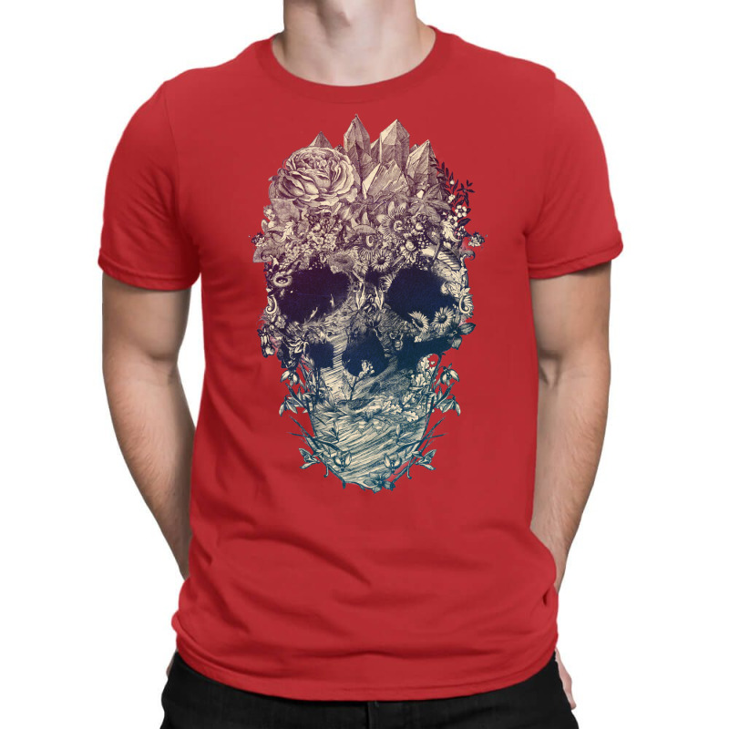 Skull Floral T-shirt | Artistshot