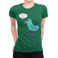 Emotional Support Duck Funny Ladies Fitted T-shirt | Artistshot