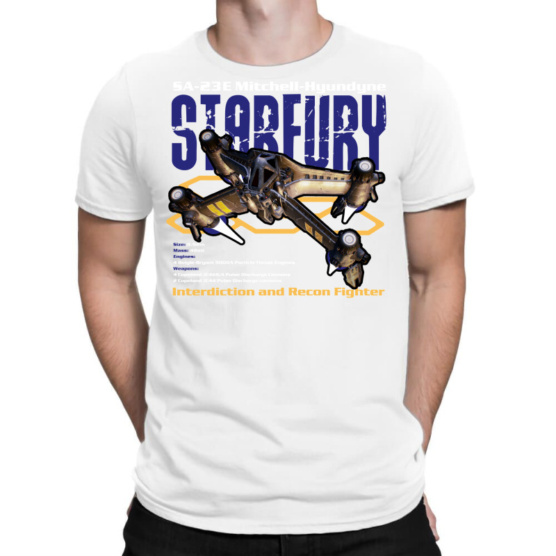 Sa 23e Mitchell Hyundyne Starfury Space Fighter T-Shirt by mpofykurpesl | Artistshot